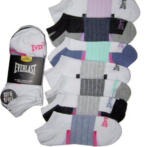 14 Pairs EVERLAST No Show Socks Womens Shoe Size 5-9